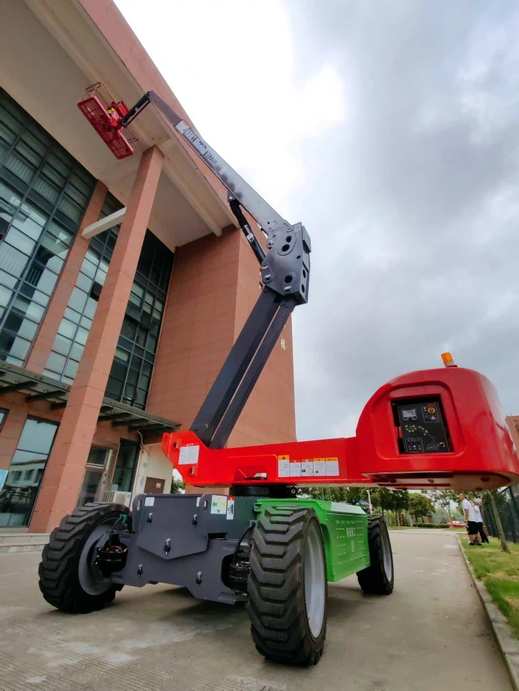 Electric Telescopic Boom Lift HT220JE Lithium Or Lead Acid AGM